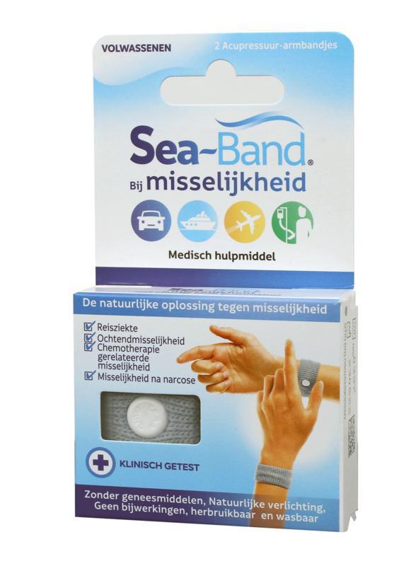 Polsband volwassenen grijs