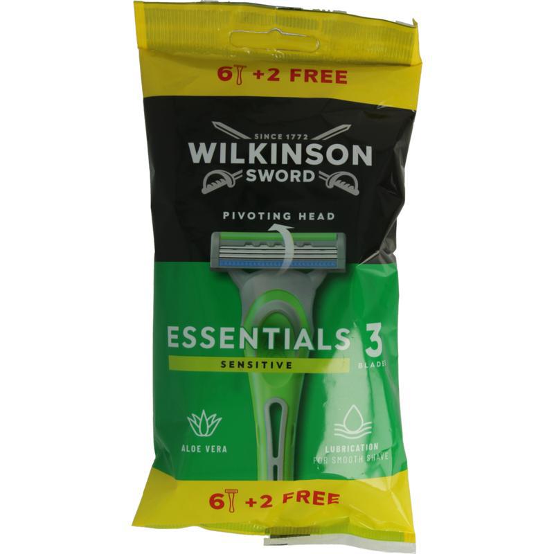Essential sensitive 6+2 disposable