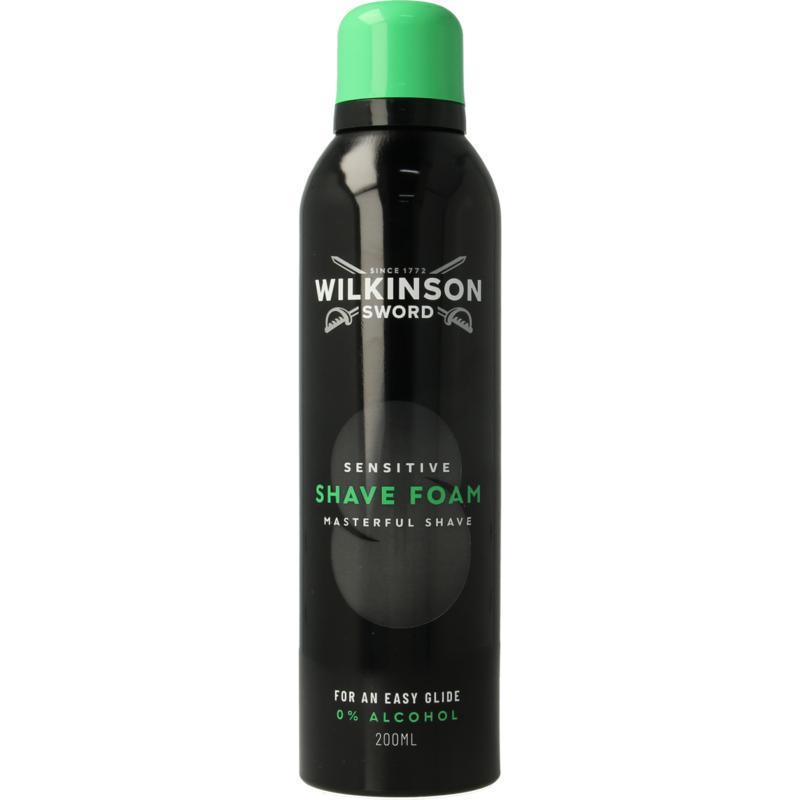 Shave foam sensitive