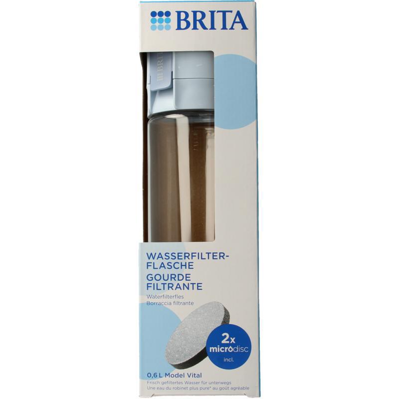 Waterfles vital lichtblauw