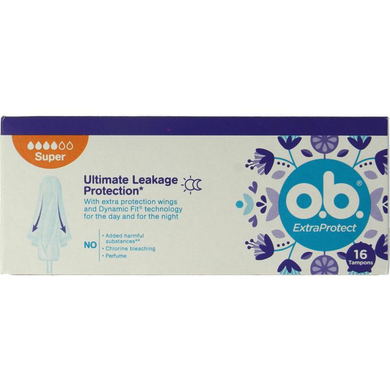 Tampons extra protect super