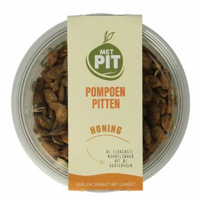 Met PIT Pompoenpitten honing
