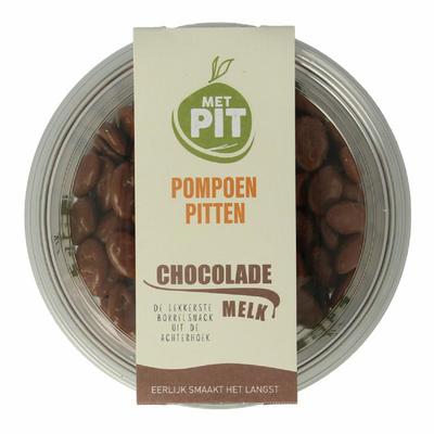 Met PIT Pompoenpitten melkchocolade