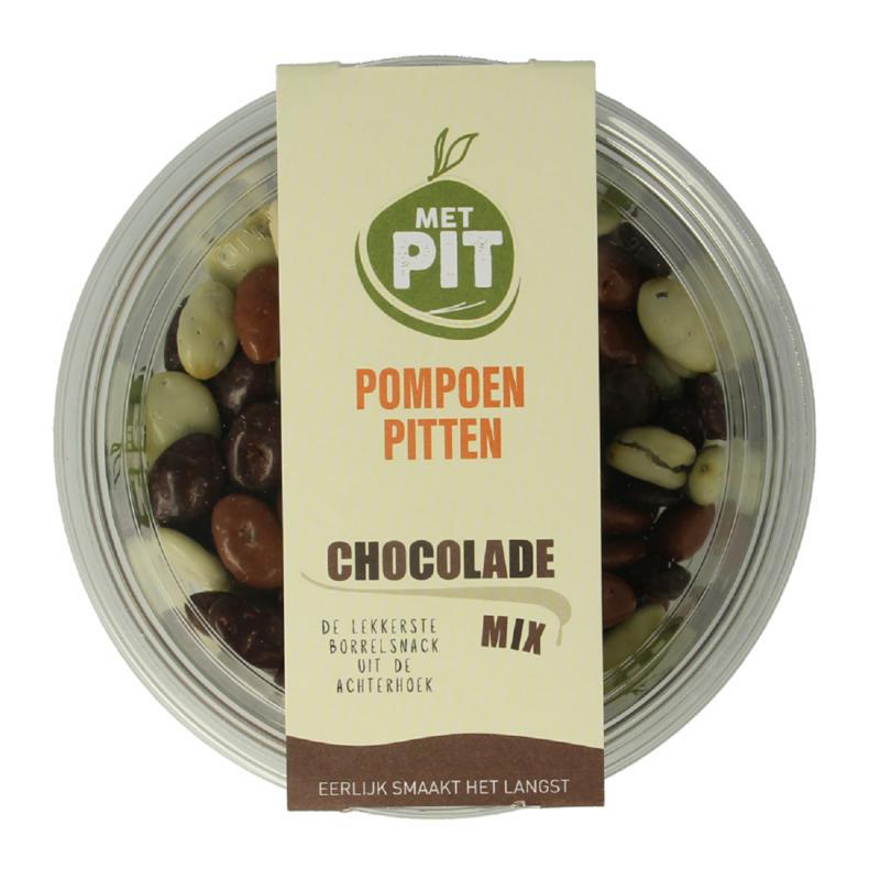 Pompoenpitten mix chocolade