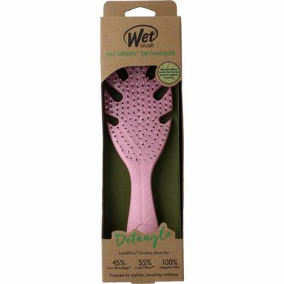 Wet Brush Go green detangler pink
