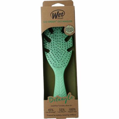 Wet Brush Go green detangler green