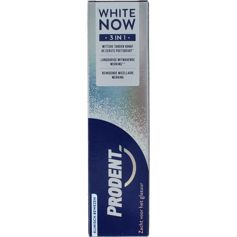 Tandpasta white now 3-in-1