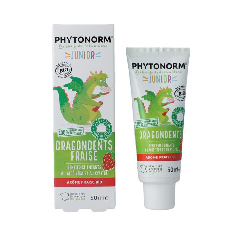 Dragondent tandpasta kind aardbei