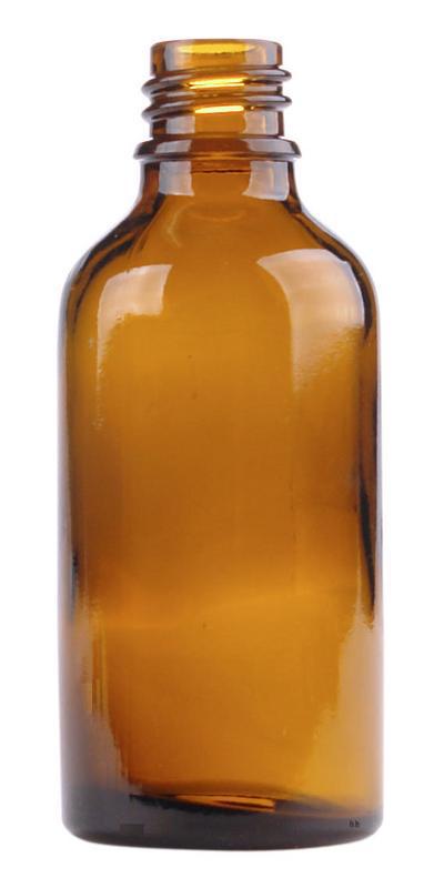 Flesje glas 50ml amber