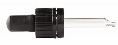 Helios Holland Pipet glas zwart 10ml