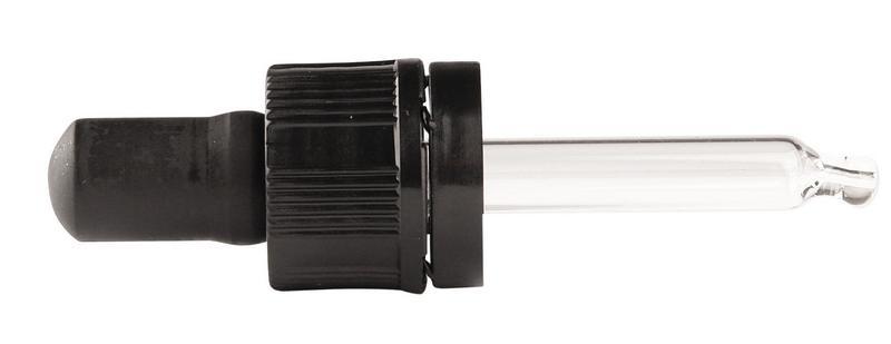 Pipet glas zwart 10ml