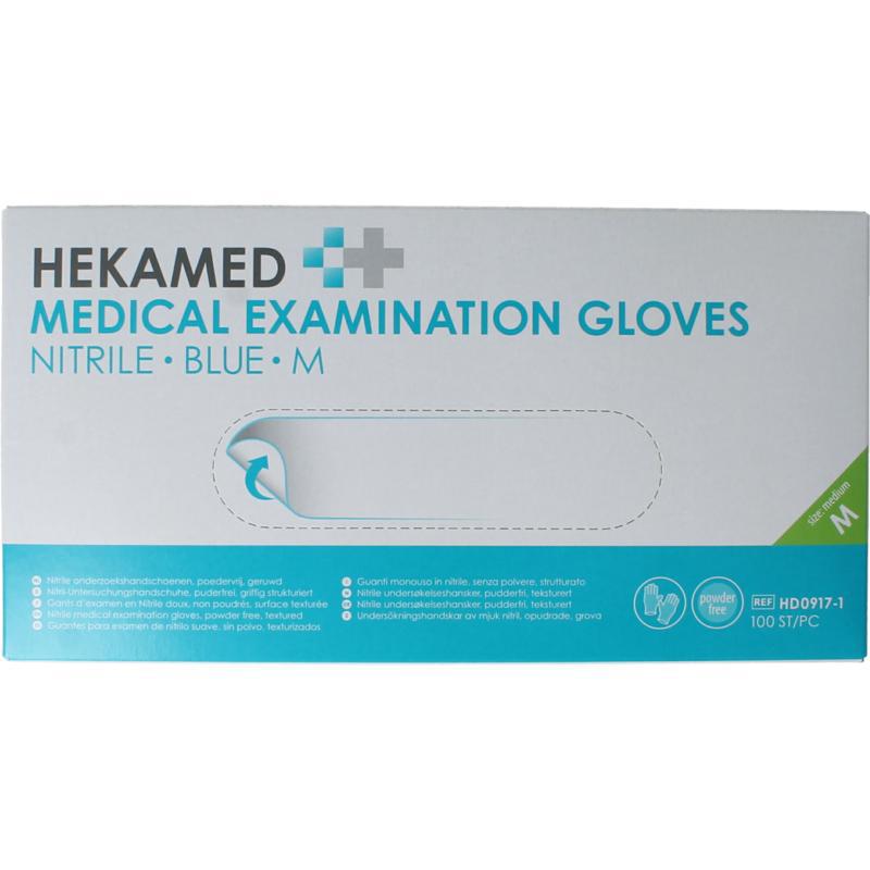 Hekamed handschoenen soft nitrile M