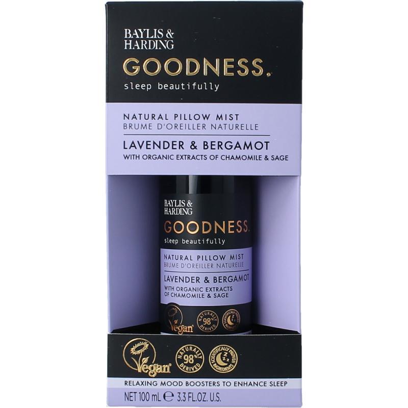 Goodness sleep pillow mist lavender & bergamot
