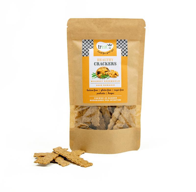 Crackers walnoot rozemarijn glutenvrij