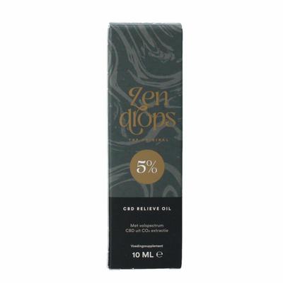 Zendrops CBD olie 5% hennepzaadolie