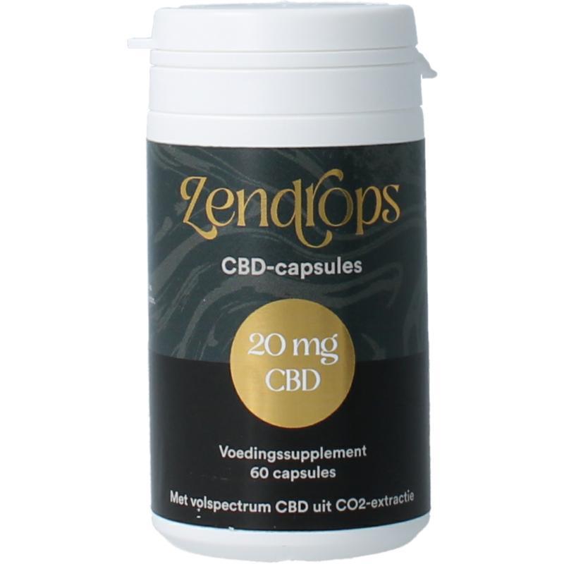 CBD capsules 20mg hennepzaadolie