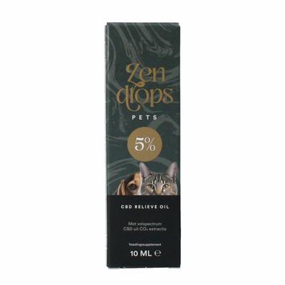 Zendrops CBD olie huisdieren 5%