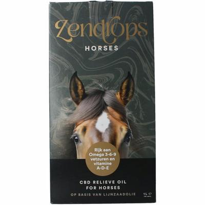 Zendrops CBD olie paarden Lijnzaadolie