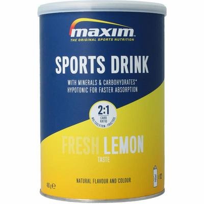 MAXIM Sports drinkpowder tins fresh lemon