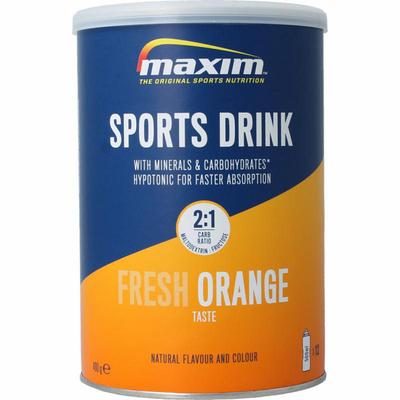 MAXIM Sports drinkpowder tins fresh orange