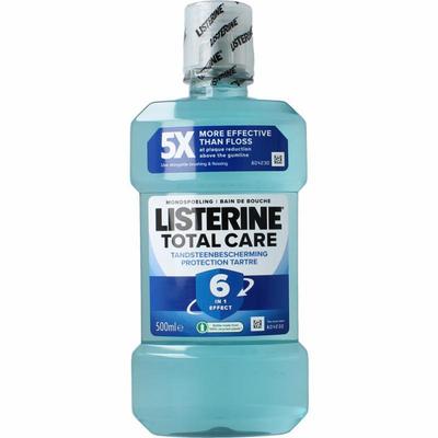 Listerine Mondwater total care tegen tandsteen