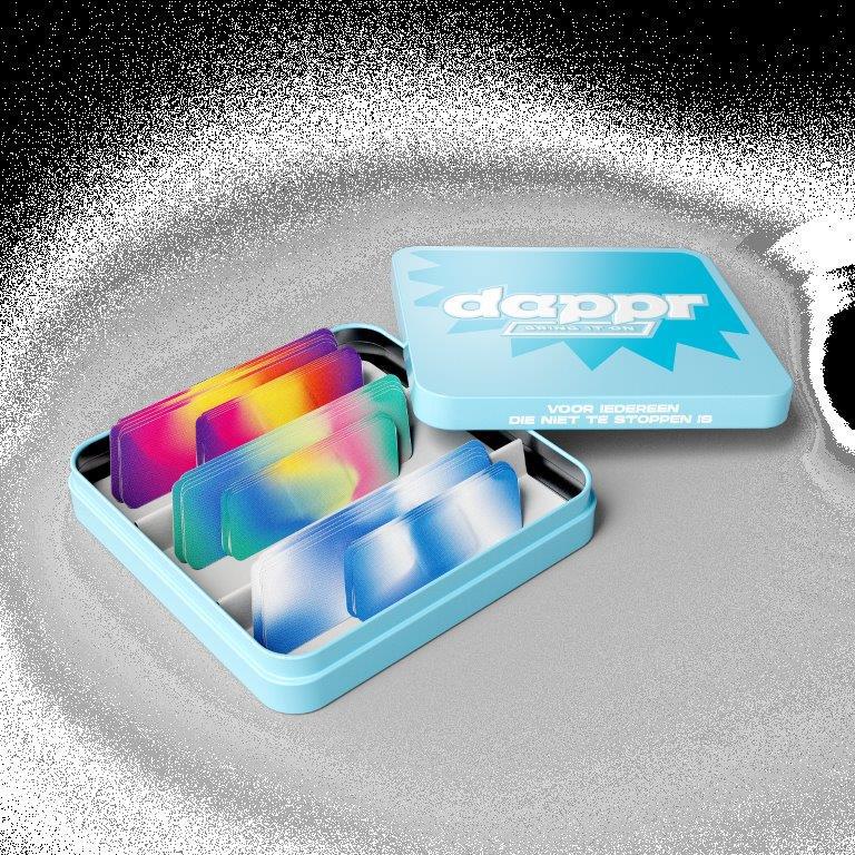 Tie dye pleisters
