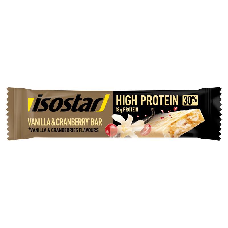 High protein 30 bar vanilla & cranberry