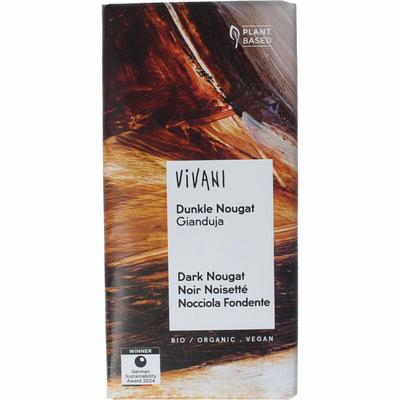 Vivani Chocolade puur nougat gianduja