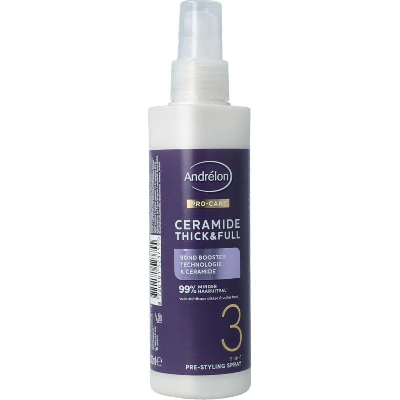 Pre styling spray thick & full