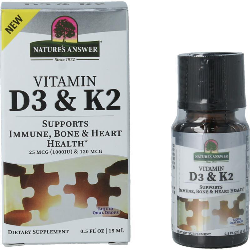 Vitamine D3 en K2 druppels