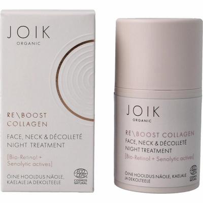 Joik Organics Re-boost collagen face & neck night treatment