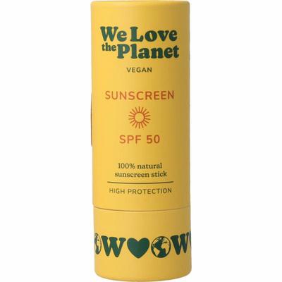 We Love The Planet Sunscreen stick vegan SPF50