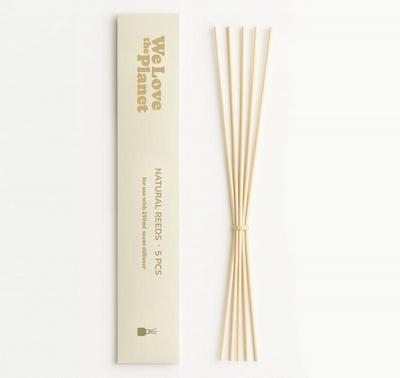 We Love The Planet Natural reeds geurstokjes voor 250ml diffuser