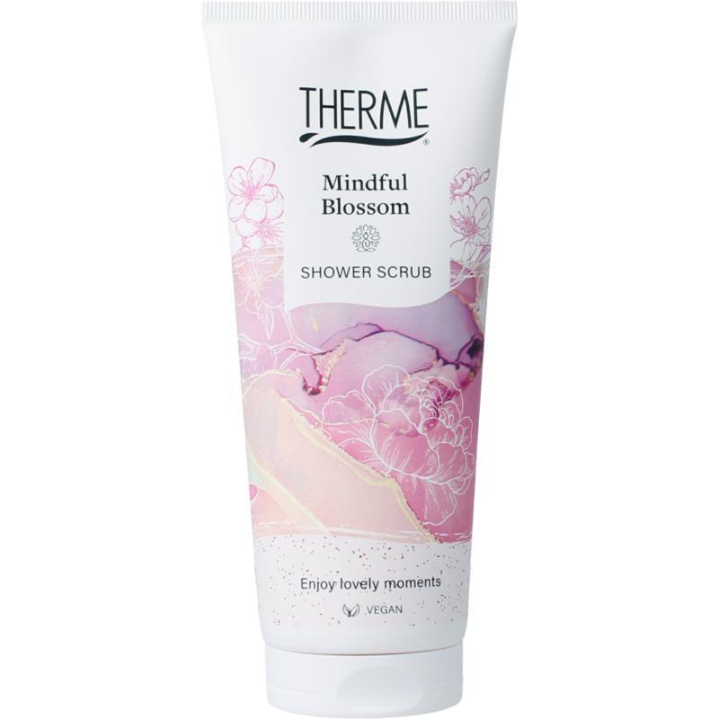 Mindful blossom shower scrub