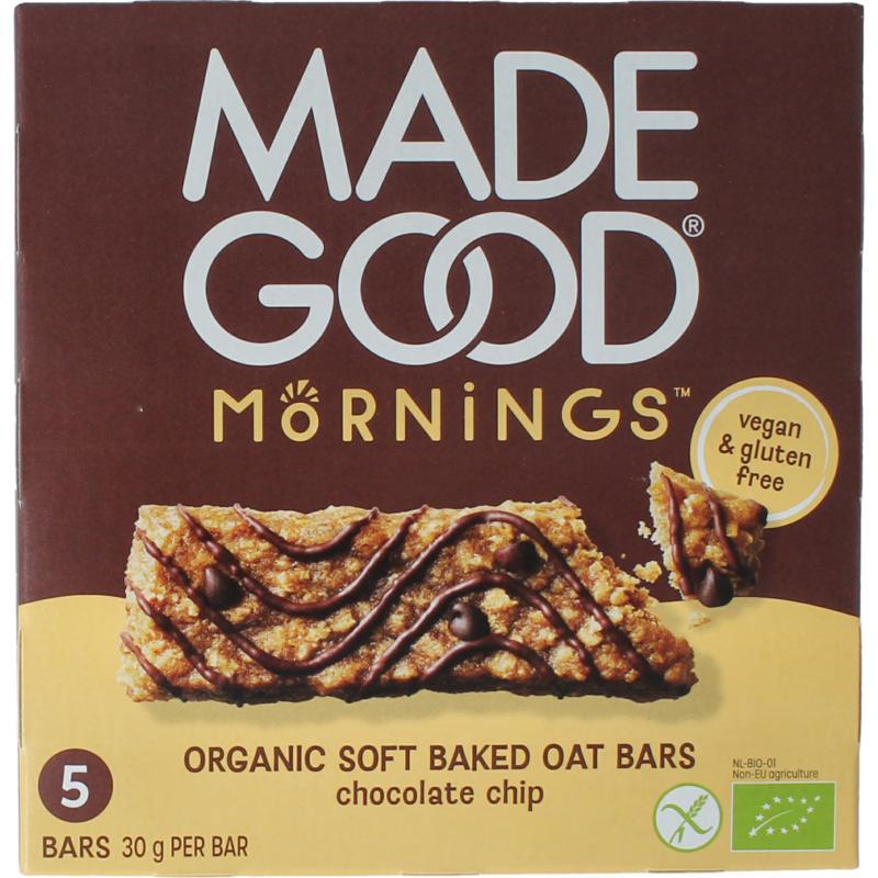 Mornings bar choco chip bio