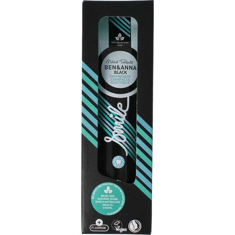 Toothpaste smile black