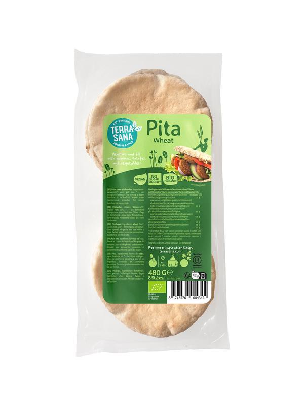 Pitabrood tarwe bio