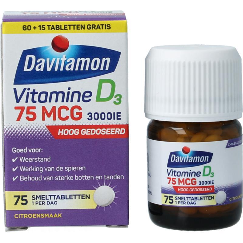 Vitamine D 75mcg