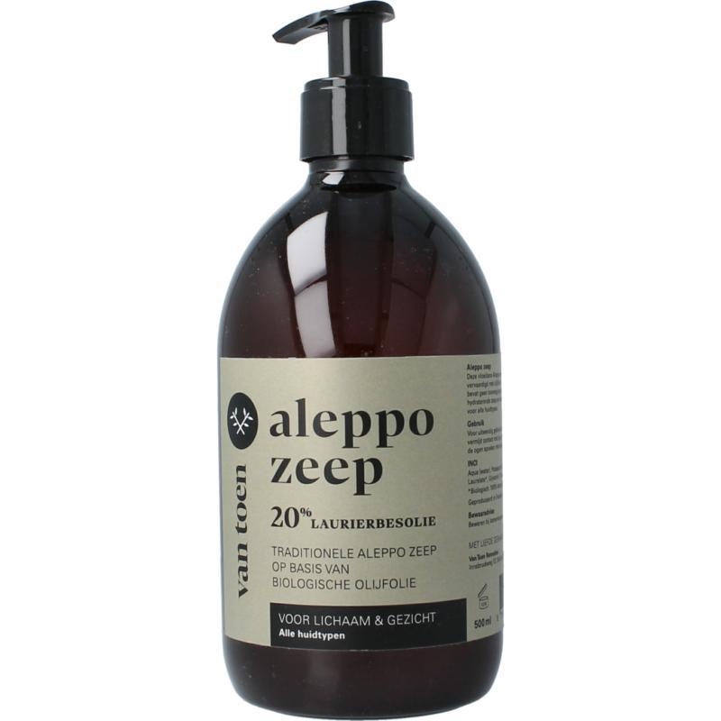 Aleppo zeep 20% vloeibaar bio