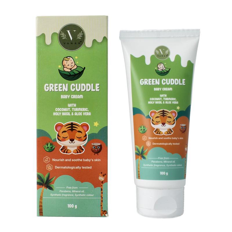 Green cuddle baby cream