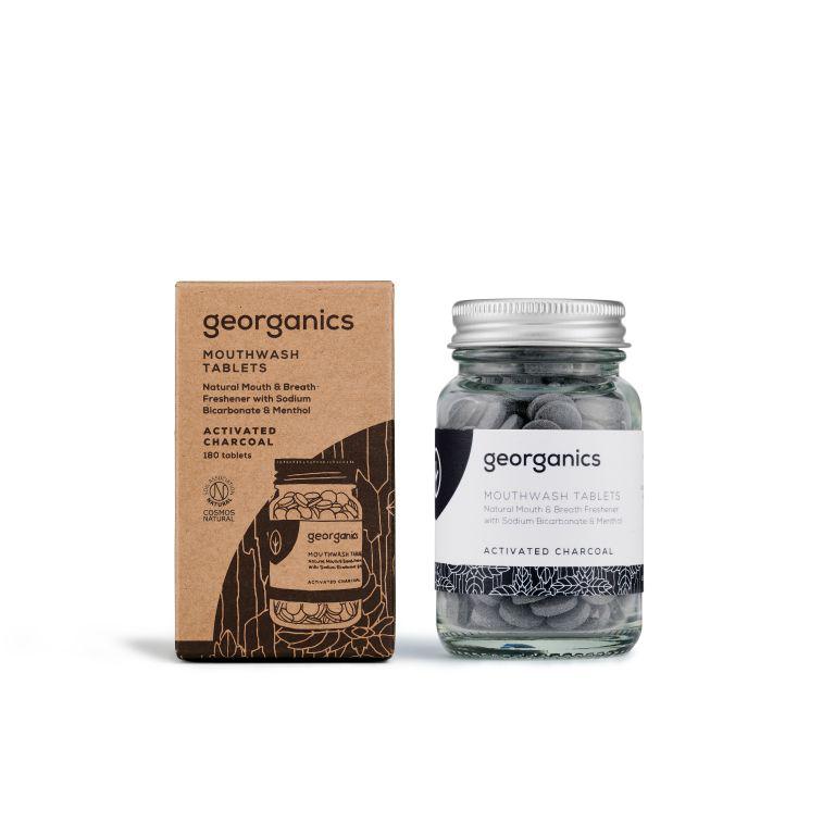 Mouthwash tablets activated charcoal