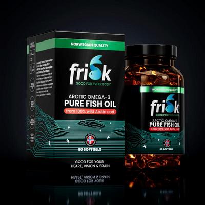 Frisk Omega 3 pure visolie – DHA & EPA