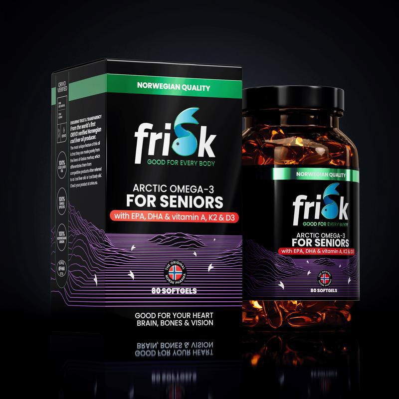 Omega 3 senioren – visolie met K2, A & D3