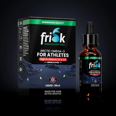 Frisk Omega 3 sporters – visolie met K2 & D3