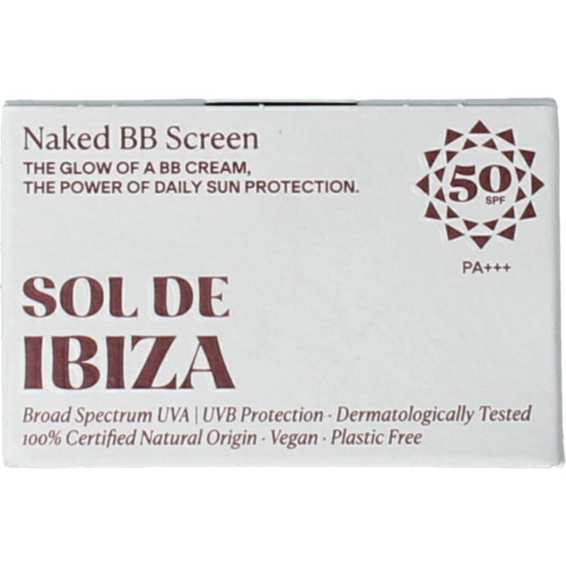 Gezichtscreme getint nude SPF50