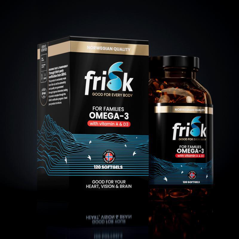 Omega 3 gezin – visolie met DHA & D3