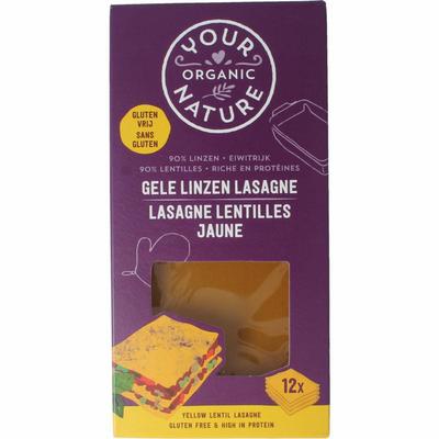 Your Organic Nature Lasagne van gele linzen bio