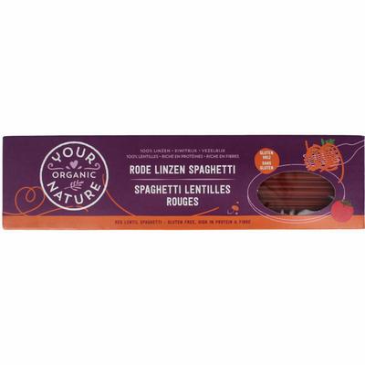 Your Organic Nature Spaghetti rode linzen bio