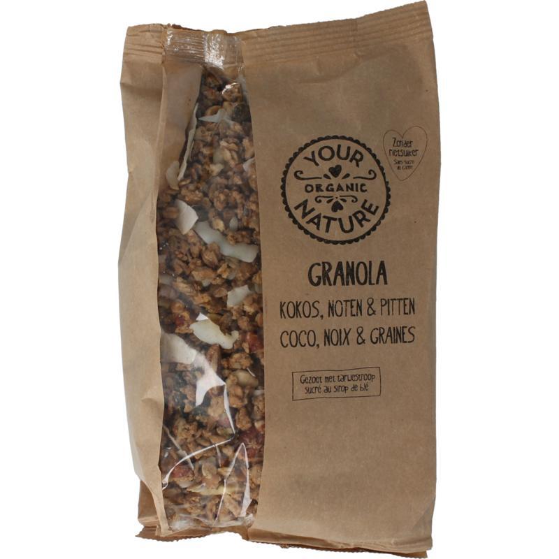 Granola kokos noot pit bio
