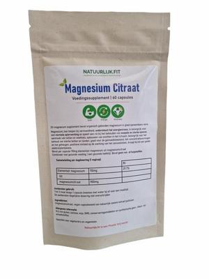 NATUURLIJK.FIT B.V. magnesium citaat 60caps